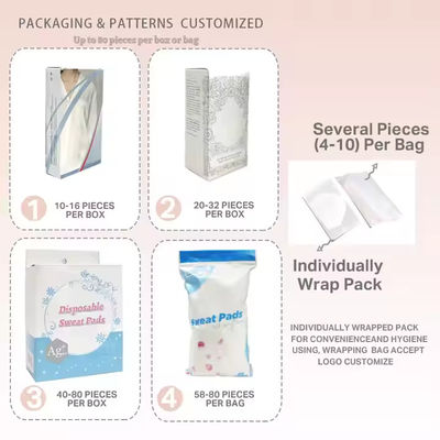 Large Breathable Disposable Sweat Absorbent Under Arm Armpit Pads Underarmpits Antiperspirant Underarm Armpit Sweat Pads